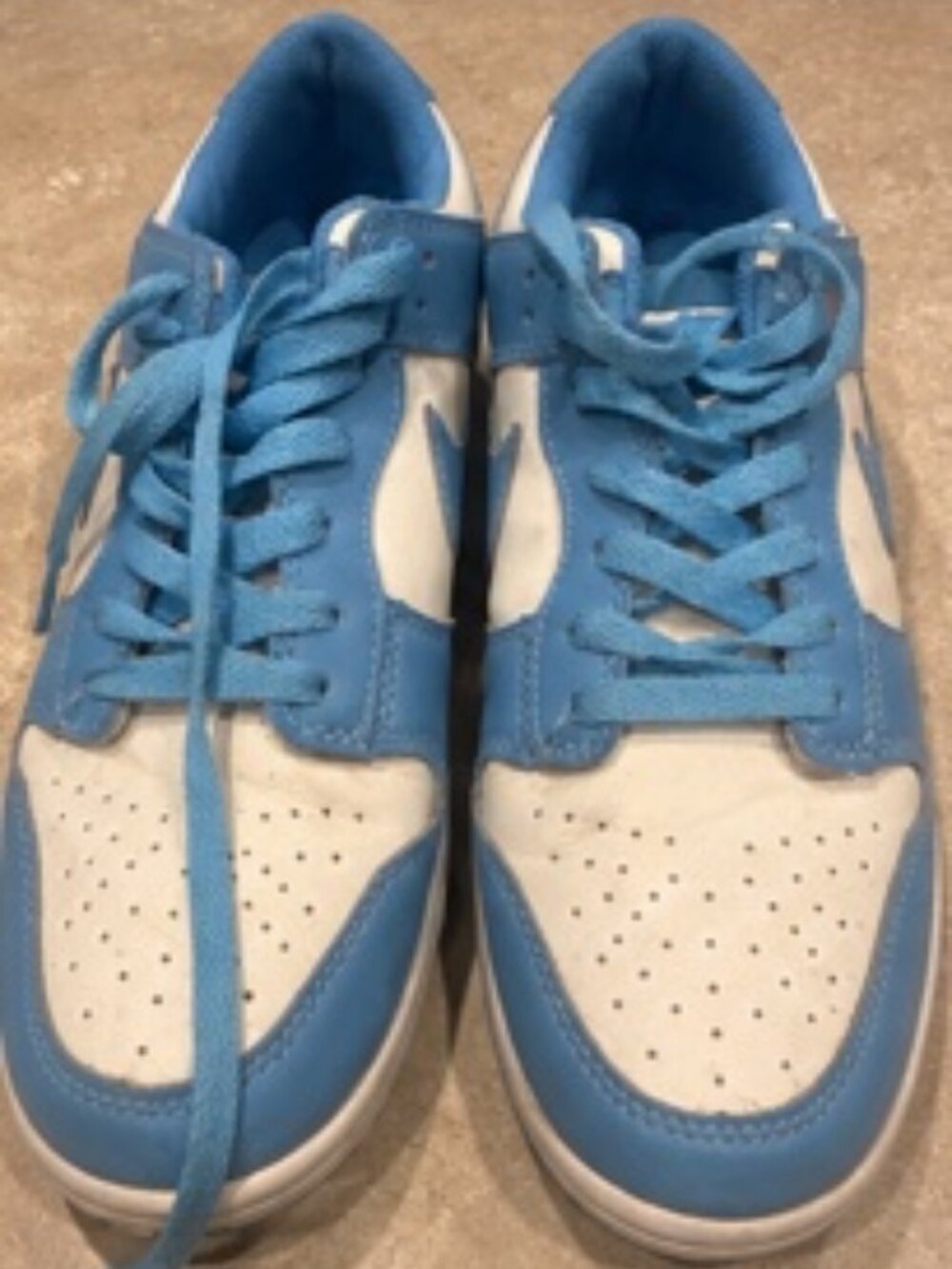 Nike Dunk Low Men’s Size 8.5 Blue White Sneakers
